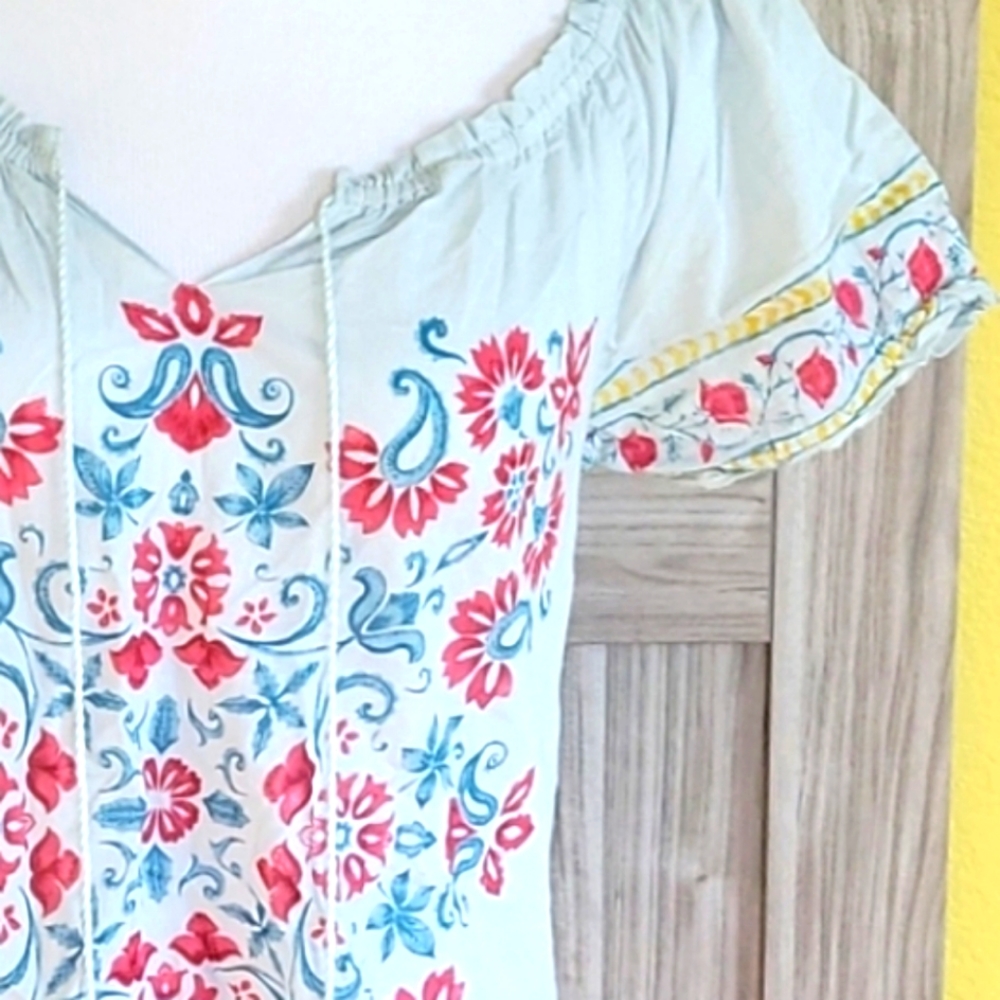 Lucky Brand Peasant Top NWOT